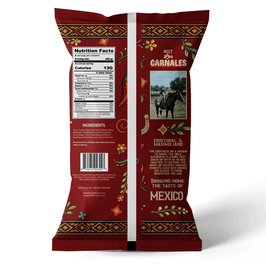 Barbacoa Tortilla Puffs - Los Carnales Foods
