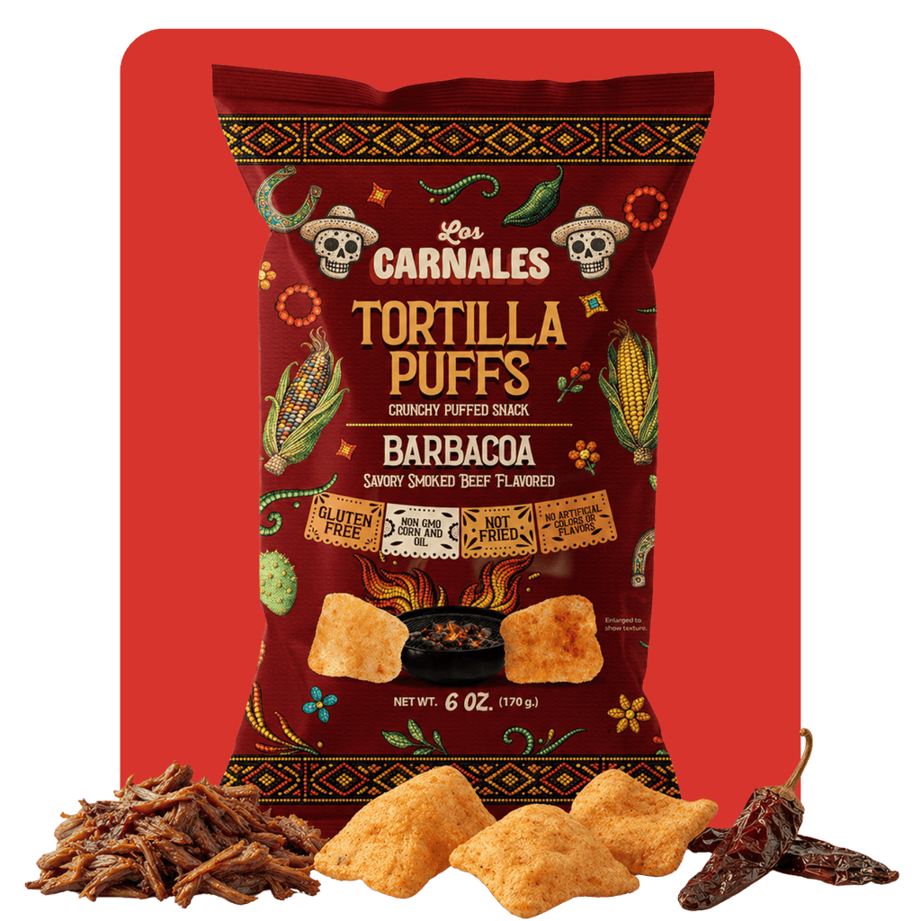 Barbacoa Tortilla Puffs - Los Carnales Foods