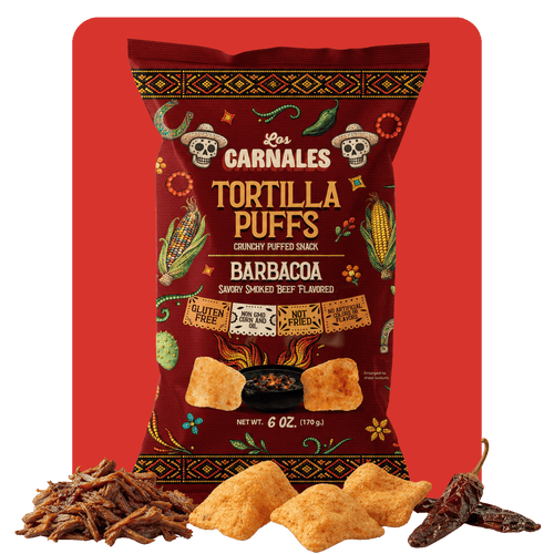 Barbacoa Tortilla Puffs - Los Carnales Foods