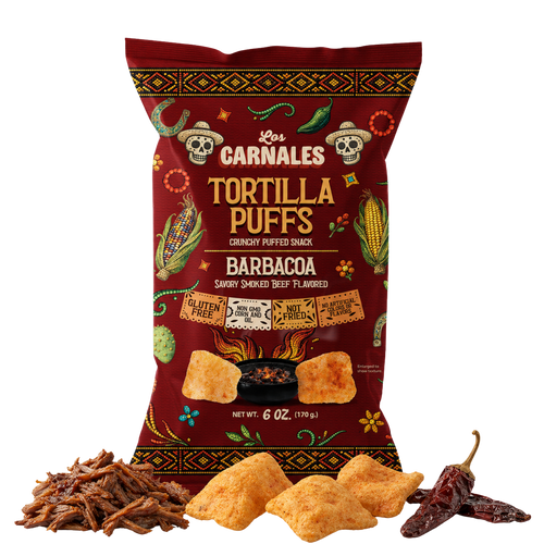 Barbacoa Tortilla Puffs - Los Carnales Foods