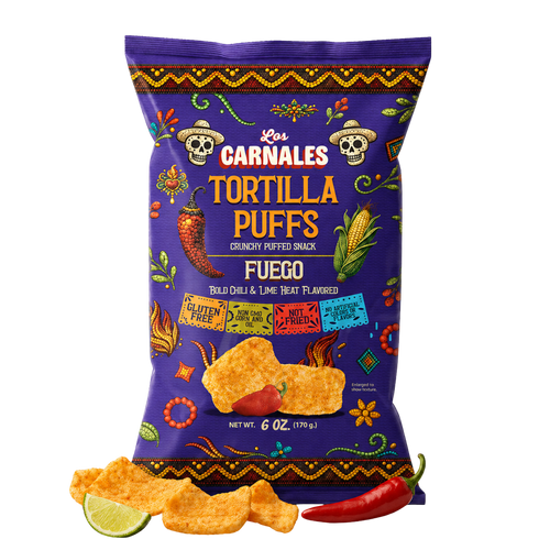 Fuego Tortilla Puffs - Los Carnales Foods