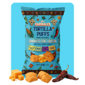 Smoked Chili Queso Tortilla Puffs - Los Carnales Foods